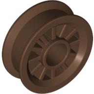 LEGO® los onderdeel Wiel in kleur Bruin 30155
