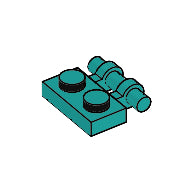 Plaatje in Gallery viewer laden, LEGO® los onderdeel Plaat Aangepast Donker Turkoois 2540