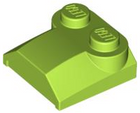 LEGO® los onderdeel Dakpan Gebogen in kleur Limoen 41855