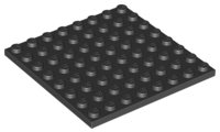 Plaatje in Gallery viewer laden, LEGO® los onderdeel Plaat Algemeen in kleur Zwart 41539