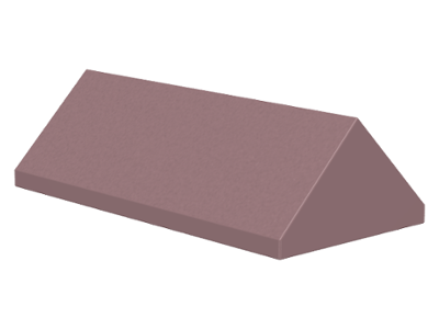 LEGO® los onderdeel Dakpan Algemeen in kleur Zand Rood 3041
