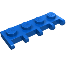 Plaatje in Gallery viewer laden, LEGO® los onderdeel Scharnier in kleur Blauw 4315