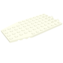 Plaatje in Gallery viewer laden, LEGO® los onderdeel Wig Plaat in kleur Wit 42607c01