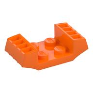 LEGO® los onderdeel Plaat Aangepast in kleur Oranje 41862