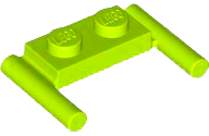 Plaatje in Gallery viewer laden, LEGO® los onderdeel Plaat Aangepast in kleur Limoen 3839b