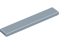 LEGO® los onderdeel Tegel Algemeen in kleur Zandblauw 6636