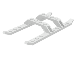 LEGO® los onderdeel Vliegtuig in kleur Wit 30248