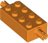 Plaatje in Gallery viewer laden, LEGO® los onderdeel Steen Aangepast in kleur Oranje 6249
