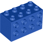 LEGO® los onderdeel Steen Aangepast in kleur Blauw 2434