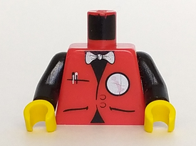 LEGO® los onderdeel Lijf met Motief Rood 973pb0233c01