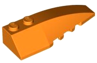 LEGO® los onderdeel Wig in kleur Oranje 41747