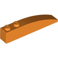 Plaatje in Gallery viewer laden, LEGO® los onderdeel Dakpan Gebogen in kleur Oranje 42022