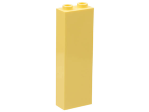 LEGO® los onderdeel Steen in kleur Licht Geel 2454