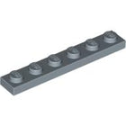 LEGO® los onderdeel Plaat Algemeen in kleur Zandblauw 3666