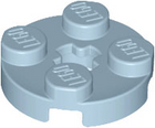 LEGO® los onderdeel Plaat Rond in kleur Zandblauw 4032