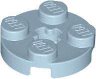LEGO® los onderdeel Plaat Rond in kleur Zandblauw 4032