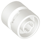 LEGO® los onderdeel Wiel in kleur Wit 6014b