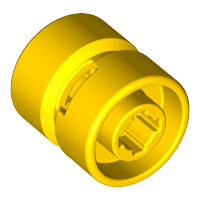 LEGO® los onderdeel Wiel in kleur Geel 6014b