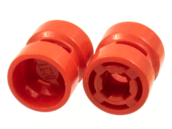 LEGO® los onderdeel Wiel in kleur Rood 30027b