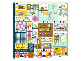 LEGO® stickervel set 41704-1 Main Street Building