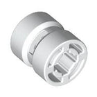 LEGO® los onderdeel Wiel in kleur Wit 30027b