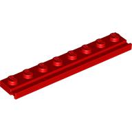 LEGO® los onderdeel Plaat Aangepast in kleur Rood 4510