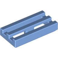 LEGO® los onderdeel Tegel Aangepast Medium Blauw 2412b