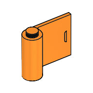 Plaatje in Gallery viewer laden, LEGO® los onderdeel Deur in kleur Oranje 3188