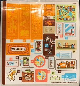 LEGO® stickervel set 41717-1 Mia's Wildlife Rescue