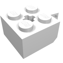 Plaatje in Gallery viewer laden, LEGO® los onderdeel Scharnier in kleur Wit 30389b