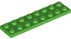 LEGO® los onderdeel Plaat Algemeen in kleur Fel Groen 3034