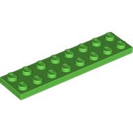 Plaatje in Gallery viewer laden, LEGO® los onderdeel Plaat Algemeen in kleur Fel Groen 3034