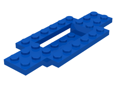 LEGO® los onderdeel Onderstel in kleur Blauw 30029