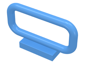 LEGO® los onderdeel Staaf in kleur Medium Blauw 6187