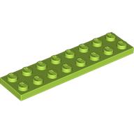 LEGO® los onderdeel Plaat Algemeen in kleur Limoen 3034