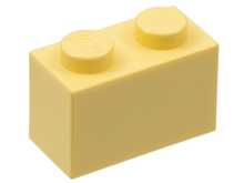 Plaatje in Gallery viewer laden, LEGO® los onderdeel Steen in kleur Licht Geel 3004