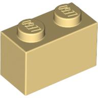 Plaatje in Gallery viewer laden, LEGO® los onderdeel Steen in kleur Licht Geel 3004