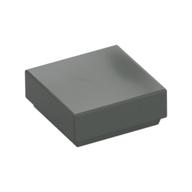 LEGO® los onderdeel Tegel Algemeen in kleur Donkergrijs 3070