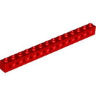 LEGO® los onderdeel Technische Steen in kleur Rood 32018