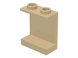 LEGO® los onderdeel Paneel in kleur Geelbruin 4864b