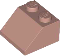 LEGO® los onderdeel Dakpan Algemeen in kleur Zand Rood 3039