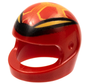 LEGO® los onderdeel Hoofddeksels in kleur Rood 2446pb03