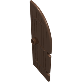 LEGO® los onderdeel Deur in kleur Bruin 2554