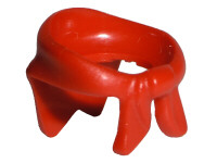 LEGO® los onderdeel Lijf Accessoire in kleur Rood 30133