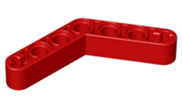 Plaatje in Gallery viewer laden, LEGO® los onderdeel Technische Hefbalk in kleur Rood 32348