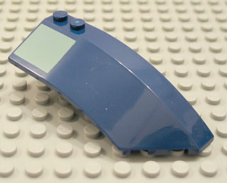 LEGO® los onderdeel Wig met Motief Donkerblauw 41749pb001