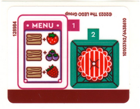 LEGO® stickervel set 41753-1 Pancake Shop