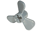 LEGO® los onderdeel Propellor in kleur Parel Lichtgrijs 6041