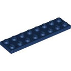 LEGO® los onderdeel Plaat Algemeen in kleur Donkerblauw 3034