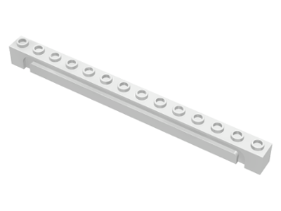 LEGO® los onderdeel Steen Aangepast in kleur Wit 4217